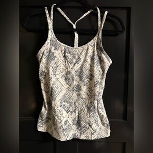PINK Snake Print Athletic Tank